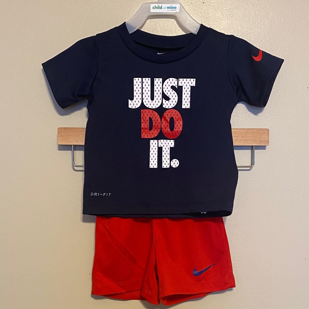Nike Kids Matching Set - Navy and Red